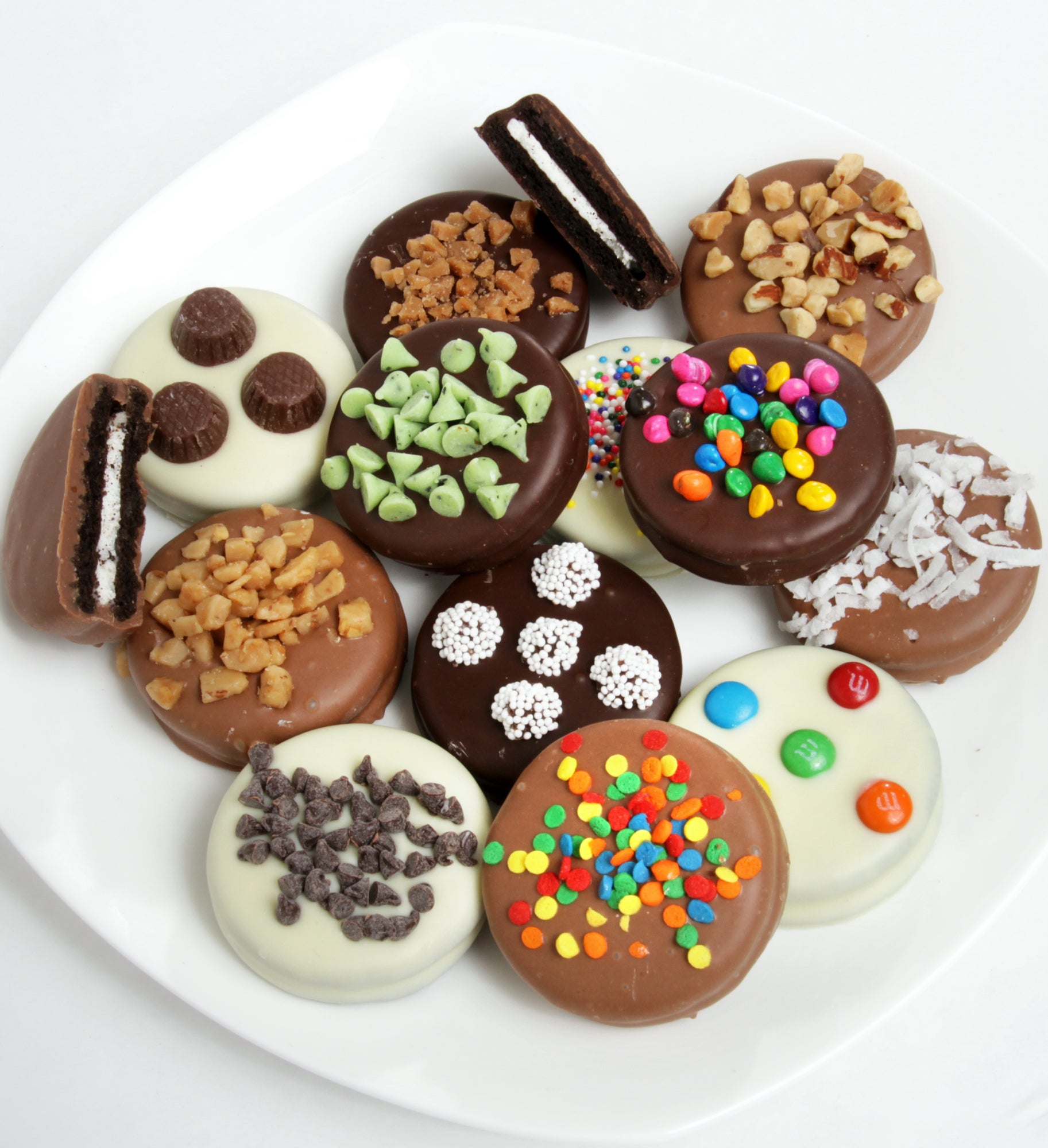 Decorated Belgian Chocolate Covered OREO® Cookies